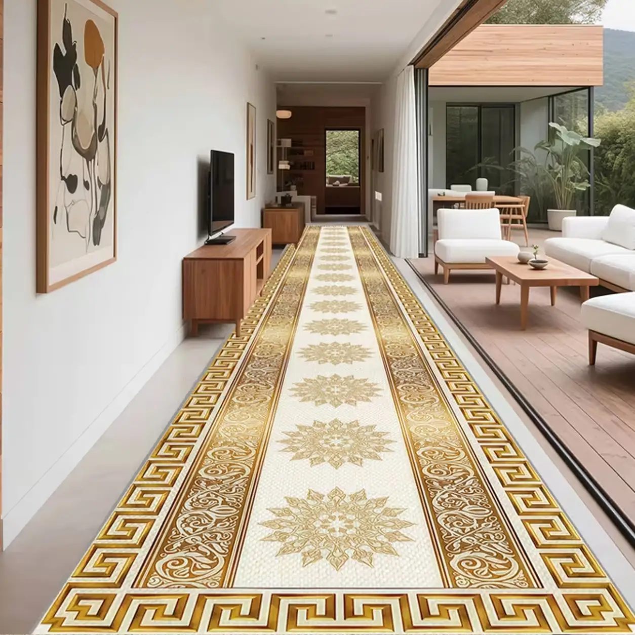 Imperial Gold Ceremonial Carpet