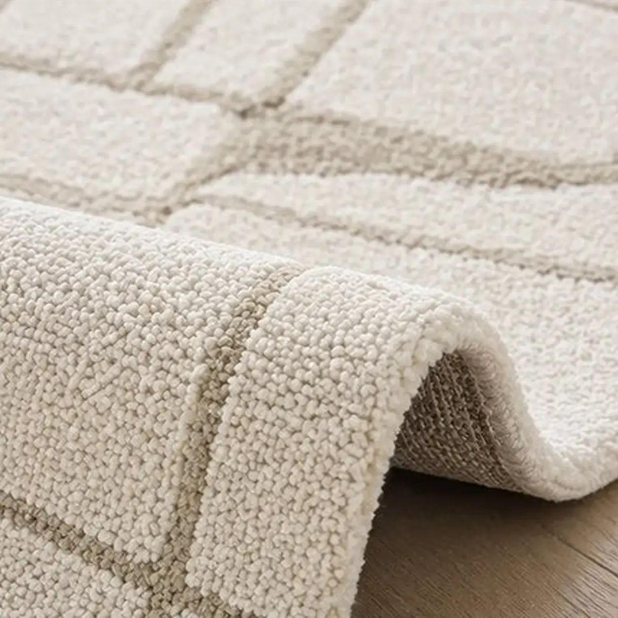 Modern Nordic Textured Area Rug